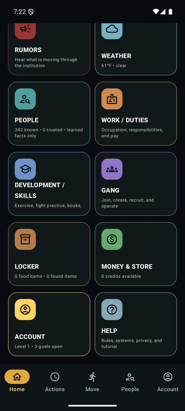 bars or badge home controls v033