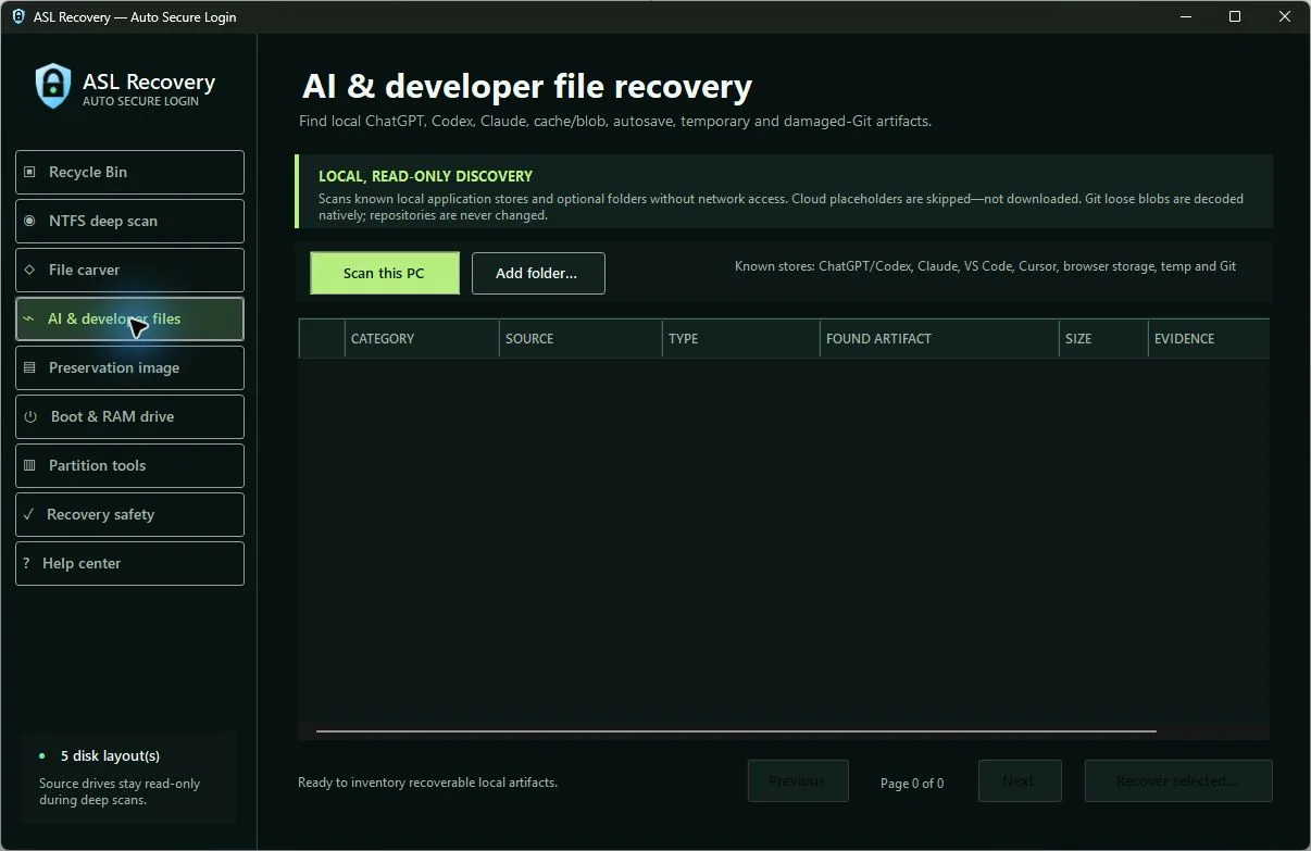 ai developer artifacts